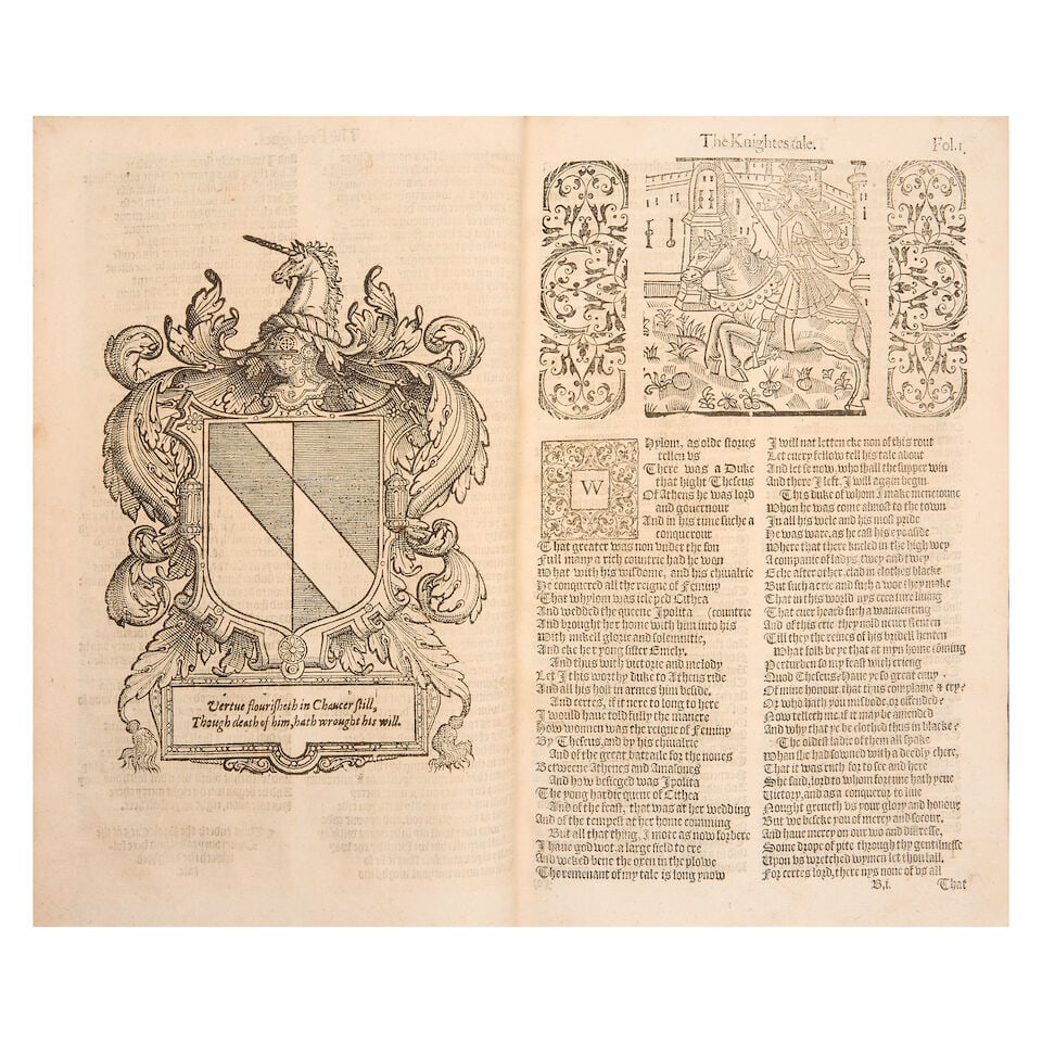 CHAUCER (GEOFFREY) The Workes of Our Ancient and Learned English Poet...newly printed, edited by... - 3