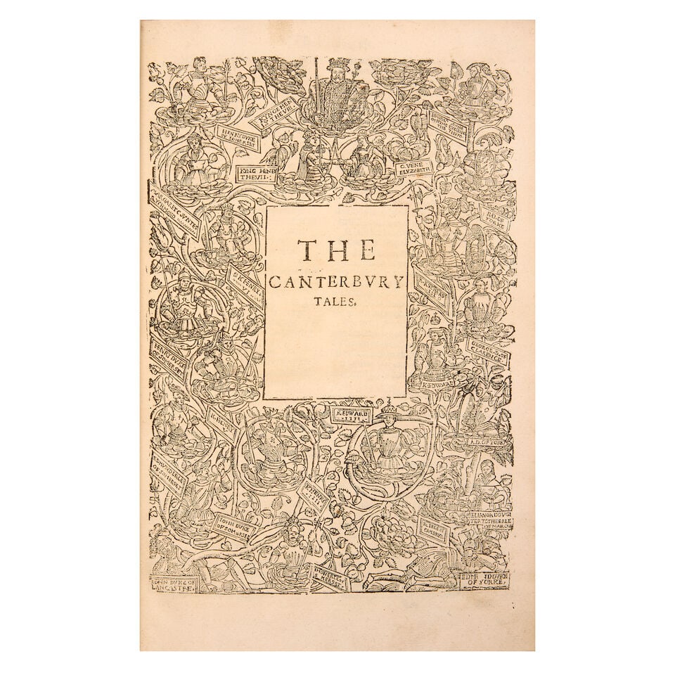 CHAUCER (GEOFFREY) The Workes of Our Ancient and Learned English Poet...newly printed, edited by... - 4