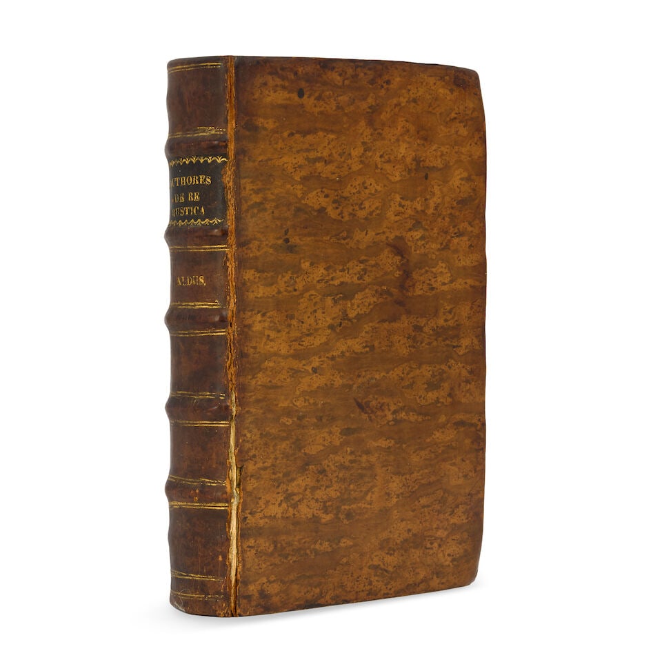 CATO, VARRO, COLUMELLA & PALLADIUS Libri de re rustica, Venice, heirs of Aldus and Andrea T... - 2