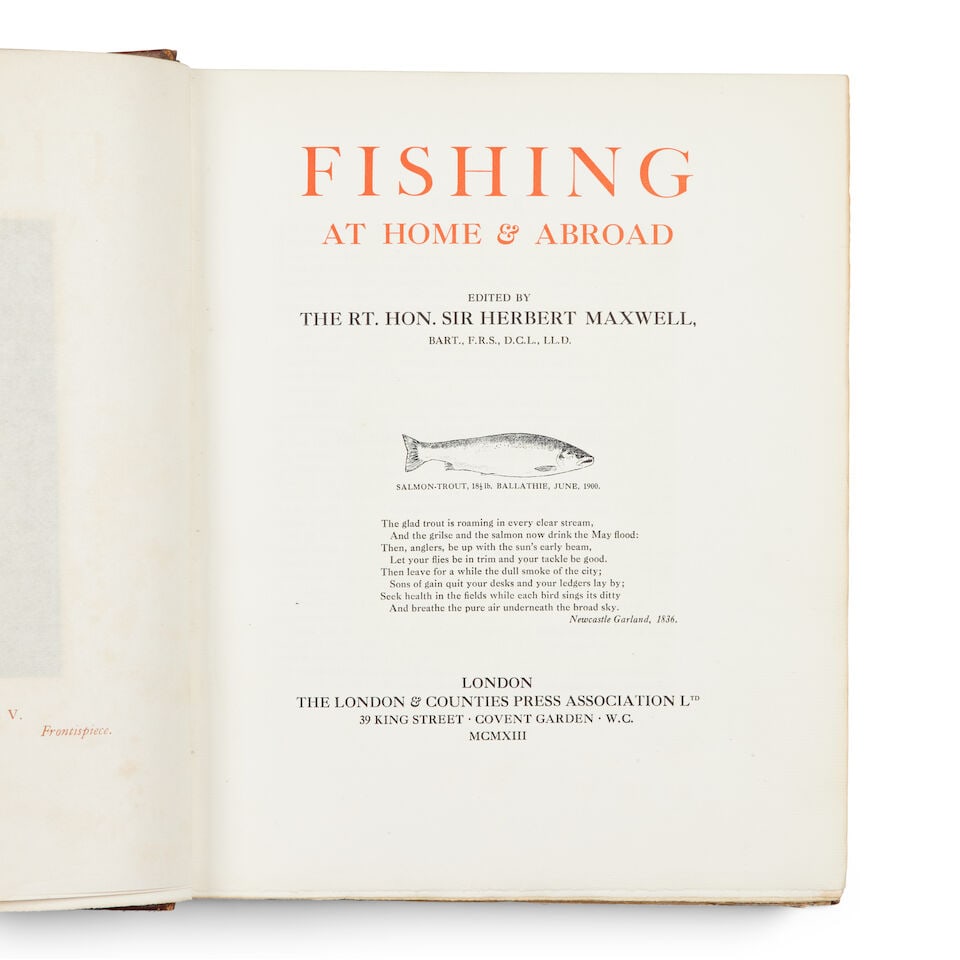 MAXWELL (HERBERT) The Story of The Tweed, NUMBER 3 OF 375 COPIES, London & Counties Press Associ... - 2