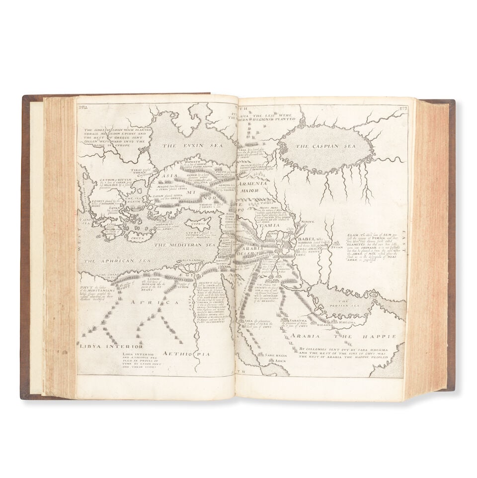 RALEIGH (WALTER) The History of the World in Five Bookes, William Jaggard for Walter Burre, 1614... - 6