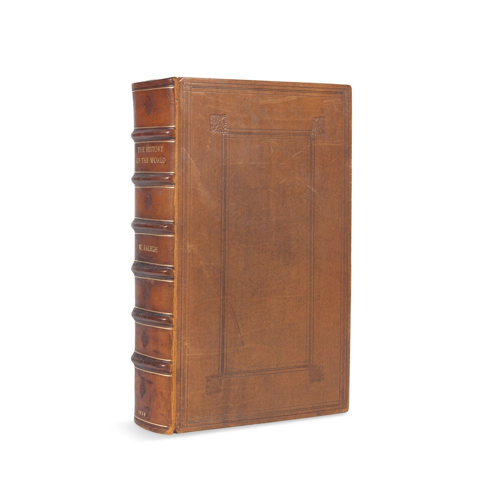 RALEIGH (WALTER) The History of the World in Five Bookes, William Jaggard for Walter Burre, 1614... - 8
