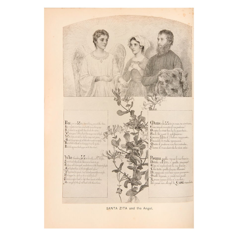 BINDING RUSKIN (JOHN) Roadside Songs of Tuscany, FIRST EDITION, Orpington, George Alle... - 2