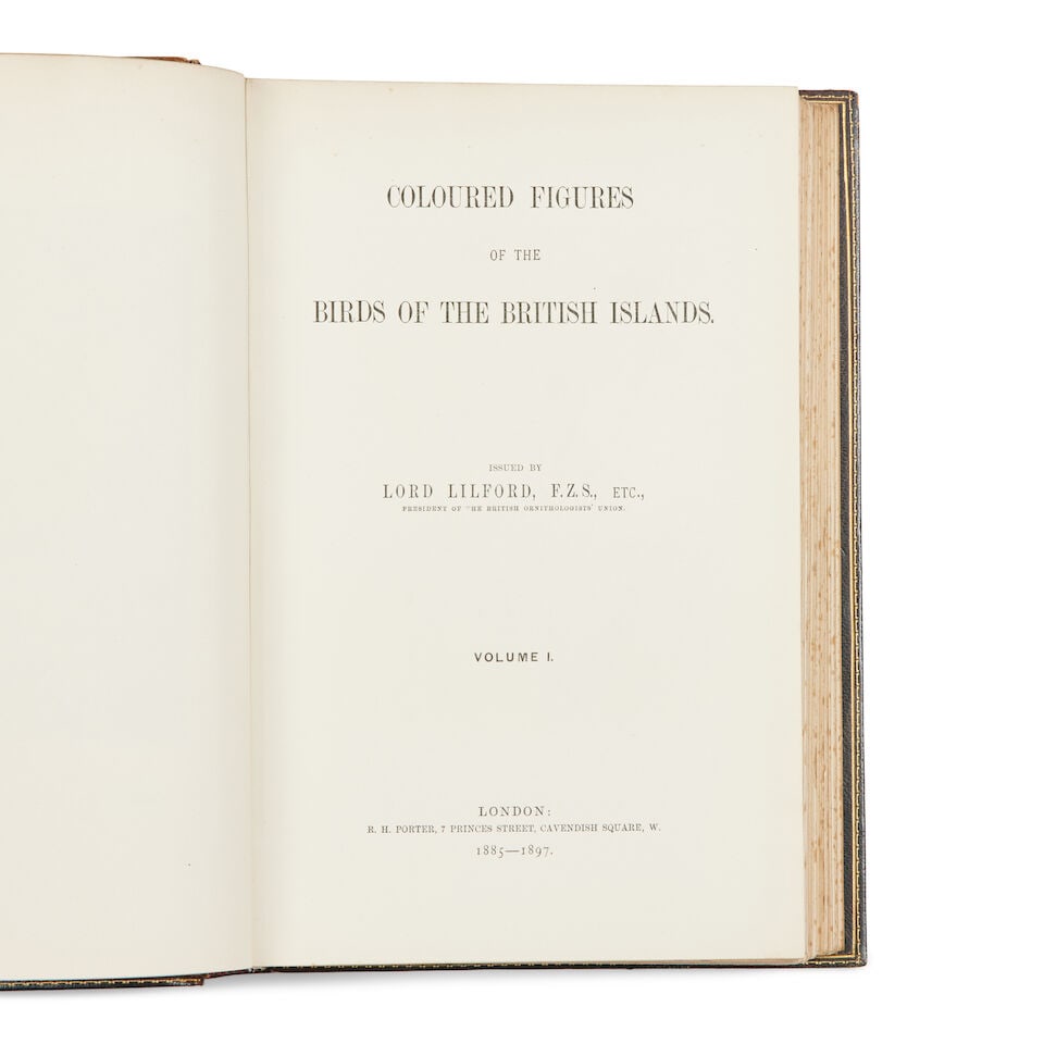 LILFORD (Thomas Littleton Powys, 4th Baron) Coloured Figures of Birds of the British Islands, 8 ... - 3