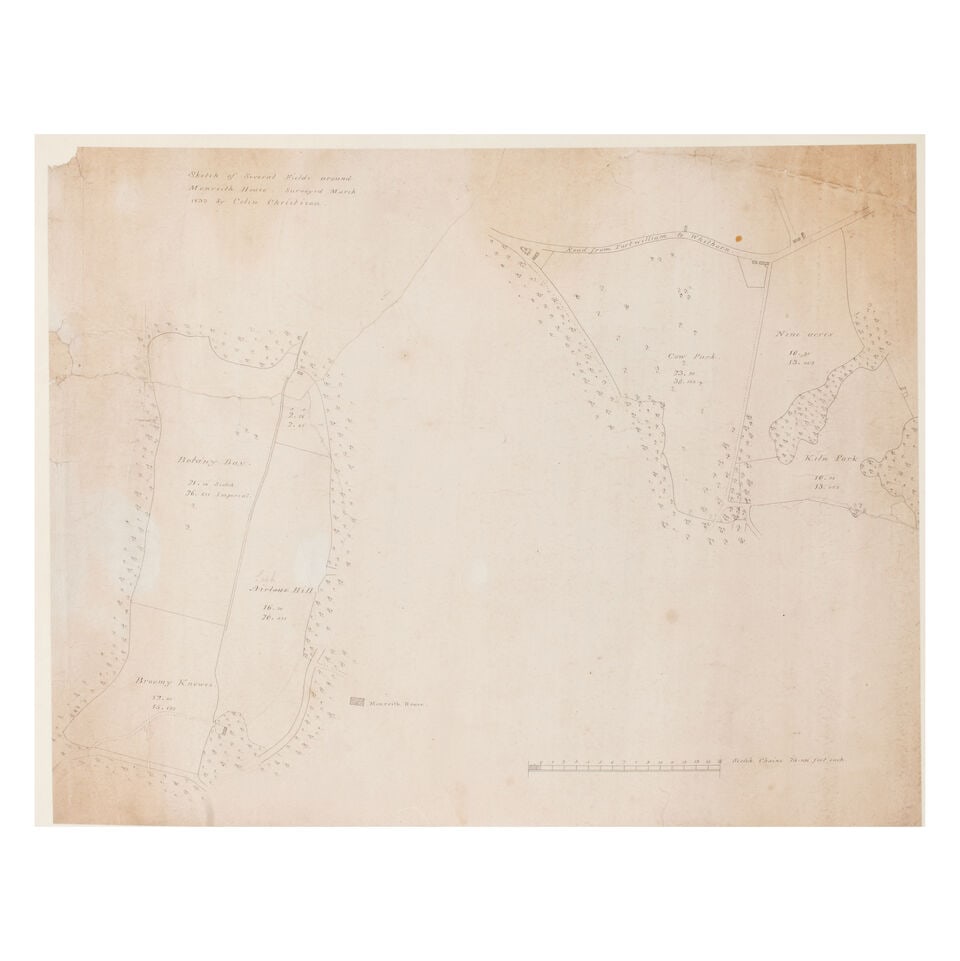 Monreith and related estate plans - Colin and John Cristison and othersFirst half 19th century - 2