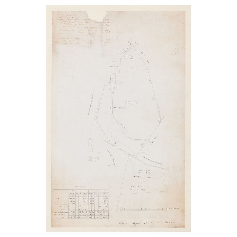 Monreith and related estate plans - Colin and John Cristison and othersFirst half 19th century - 7