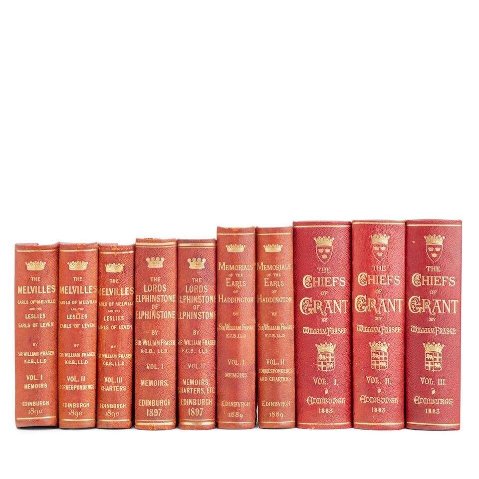 FRASER (WILLIAM) Collection of 8 noble Scottish family histories in 19 vol., 1874-1881 (19) - 2
