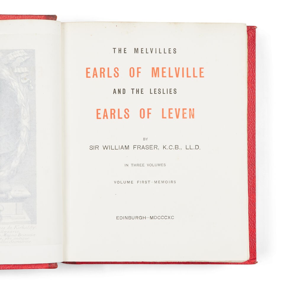 FRASER (WILLIAM) Collection of 8 noble Scottish family histories in 19 vol., 1874-1881 (19) - 3