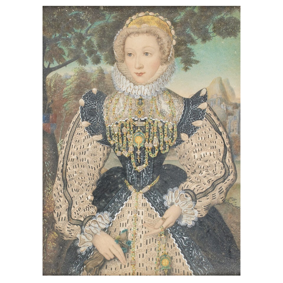Sir Herbert Maxwell (British, 1845-1937) A panel of nine armorials (together with an illuminated... - 4