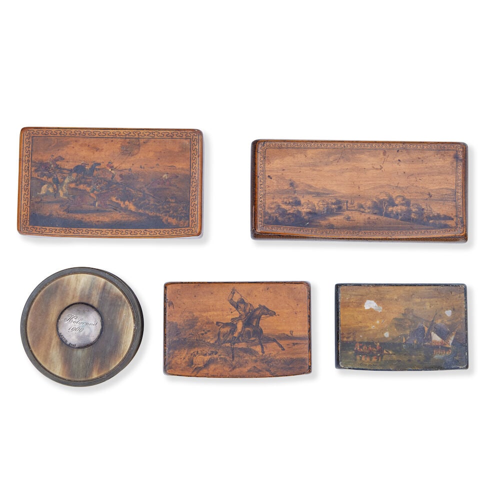 A group of ten 19th and early 20th century snuff boxes (10) - 3