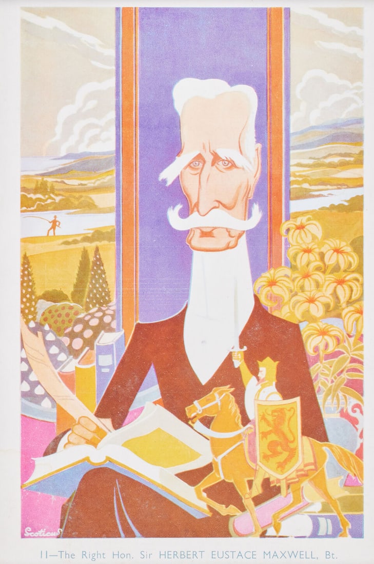 A 'Spy' Vanity Fair print of Herbert Maxwell 'Wigtownshire', from the publication dated Sept 28t... - 7