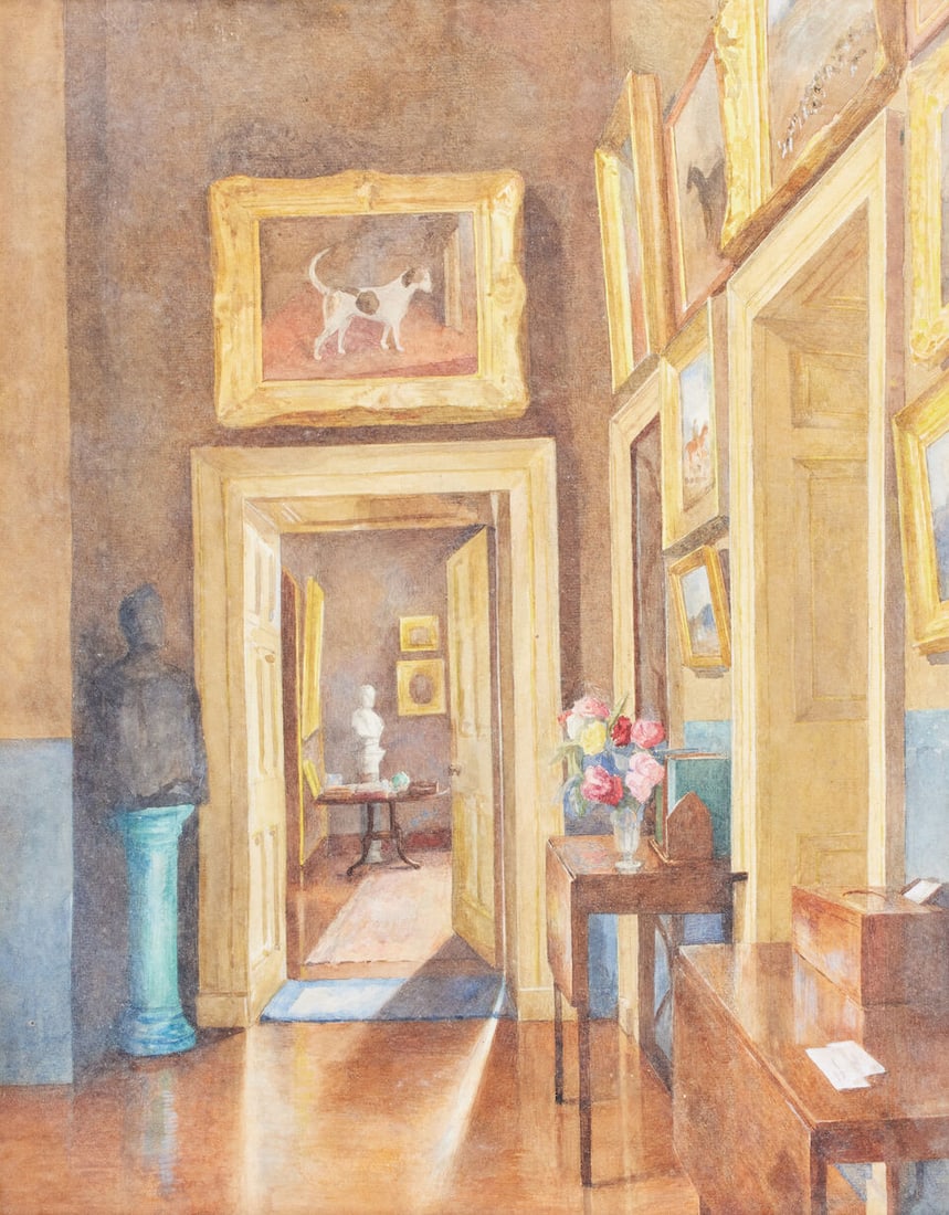 Robert O'Rorke (British, b. 1945) Monreith dining room (Hilaritas) (Together with Winifred Graha... - 2
