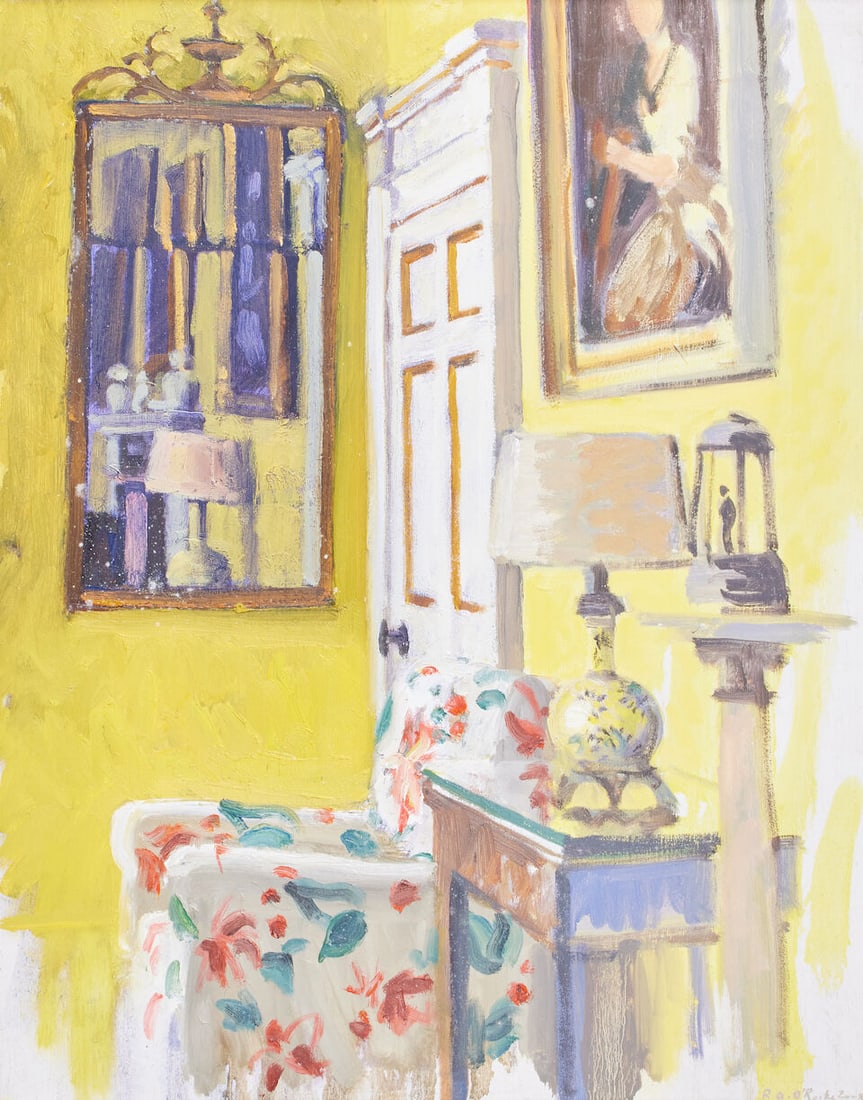 Robert O'Rorke (British, b. 1945) Monreith dining room (Hilaritas) (Together with Winifred Graha... - 3