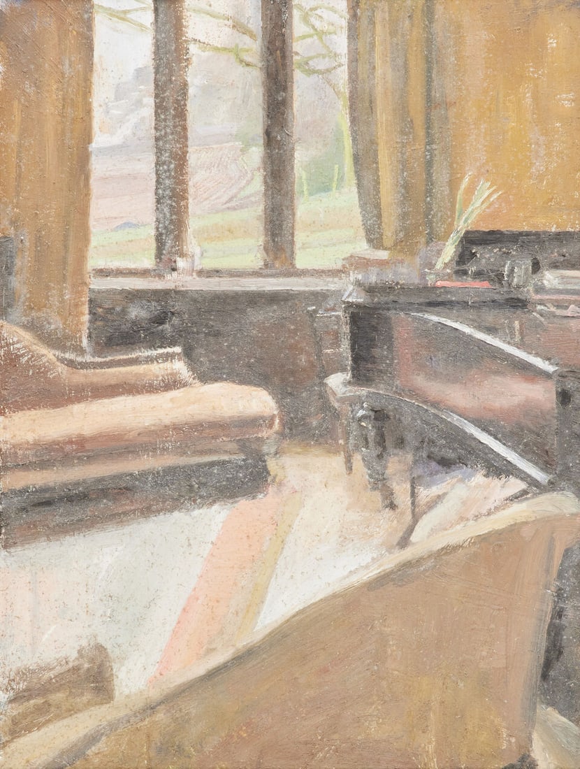 Christian Maxwell (Scottish, 1910-1980) Cowes (And two others by the same hand: Interior scene w... - 2