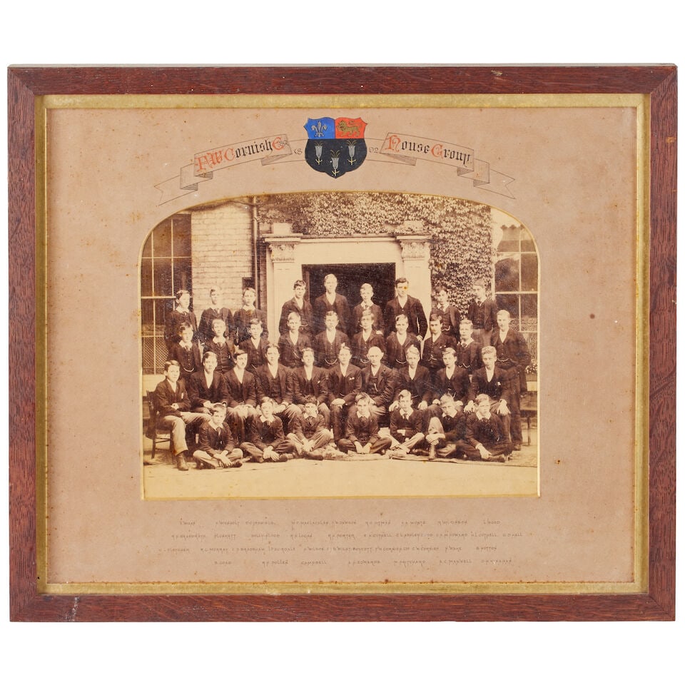 A collection of Eton and Winchester School photos Eton 1892 House Group with Aymer Maxwell Sen; ... - 11