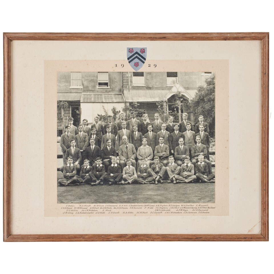 A collection of Eton and Winchester School photos Eton 1892 House Group with Aymer Maxwell Sen; ... - 14