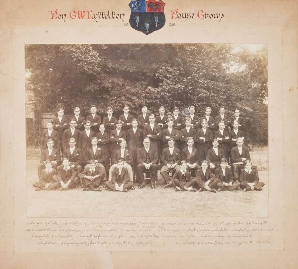 A collection of Eton and Winchester School photos Eton 1892 House Group with Aymer Maxwell Sen; ... - 2