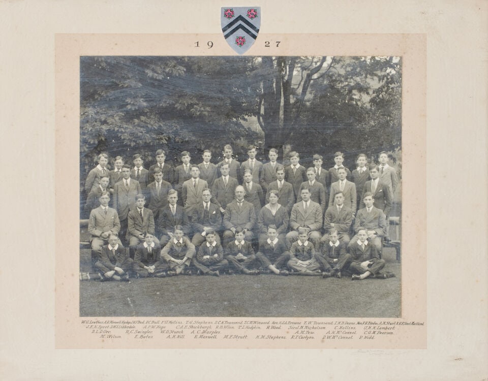 A collection of Eton and Winchester School photos Eton 1892 House Group with Aymer Maxwell Sen; ... - 7