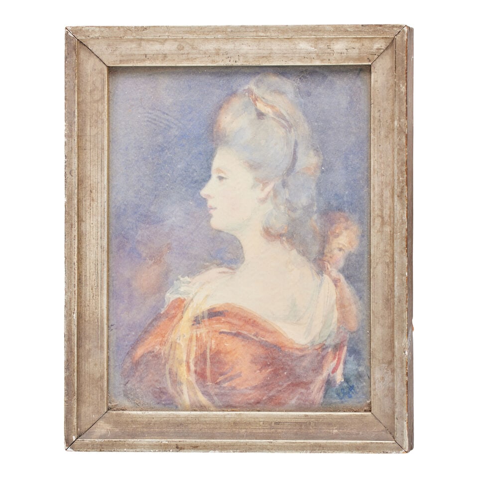 Scottish School (Early 19th Century) A portrait of the Duke of Gordon bust-length with scarlet d... - 10