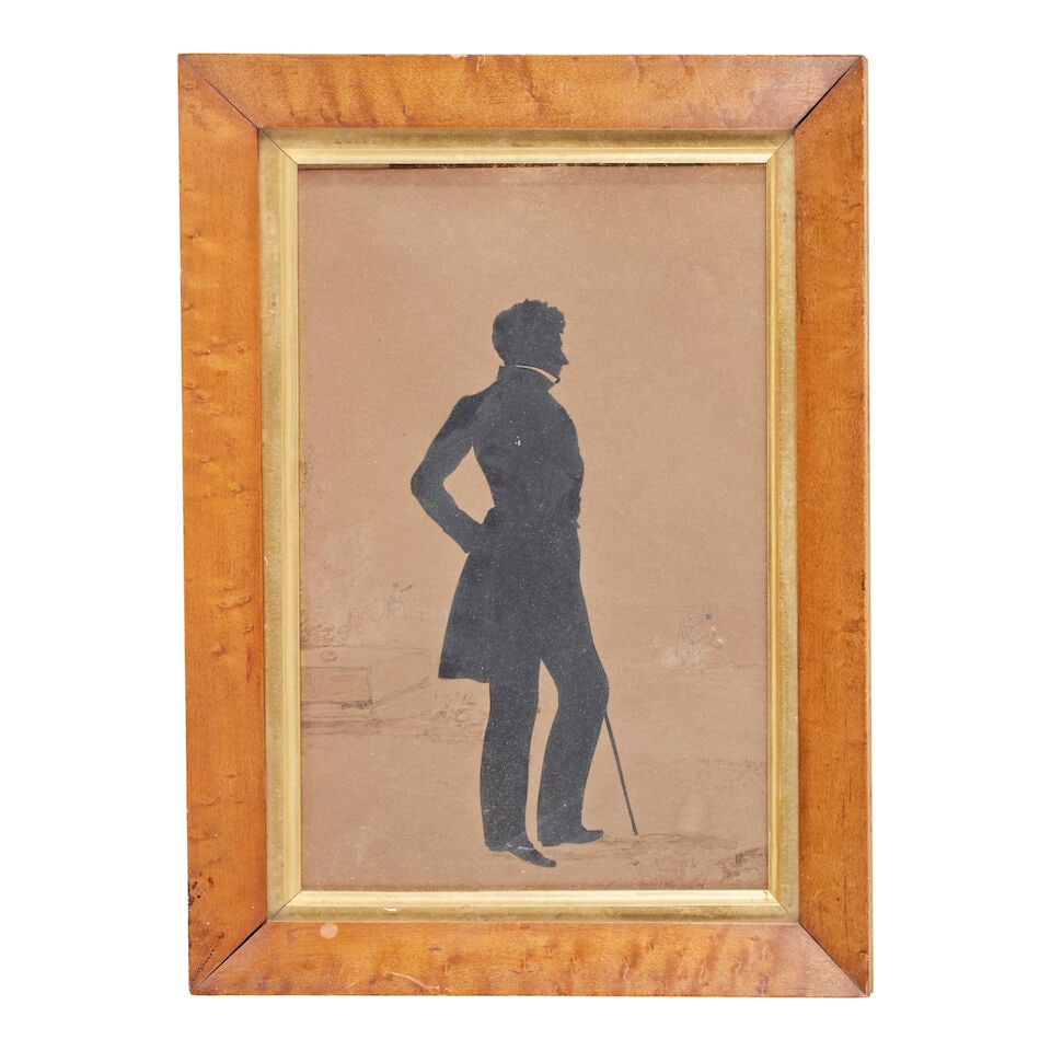 Scottish School (Early 19th Century) A portrait of the Duke of Gordon bust-length with scarlet d... - 12