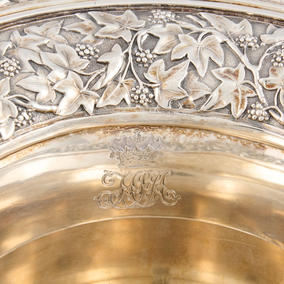 Pair of George IV Sterling Silver Wine Coolers, - 4