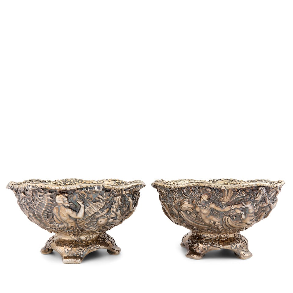 Pair of Tiffany & Co. Sterling Silver Centerbowls, - 6