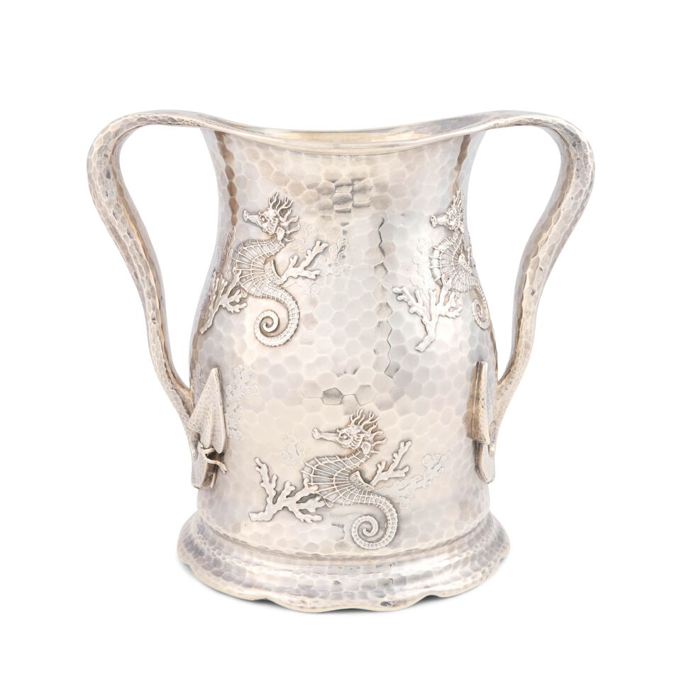Tiffany & Co. Sterling Silver Two-handled Trophy Cup, - 4
