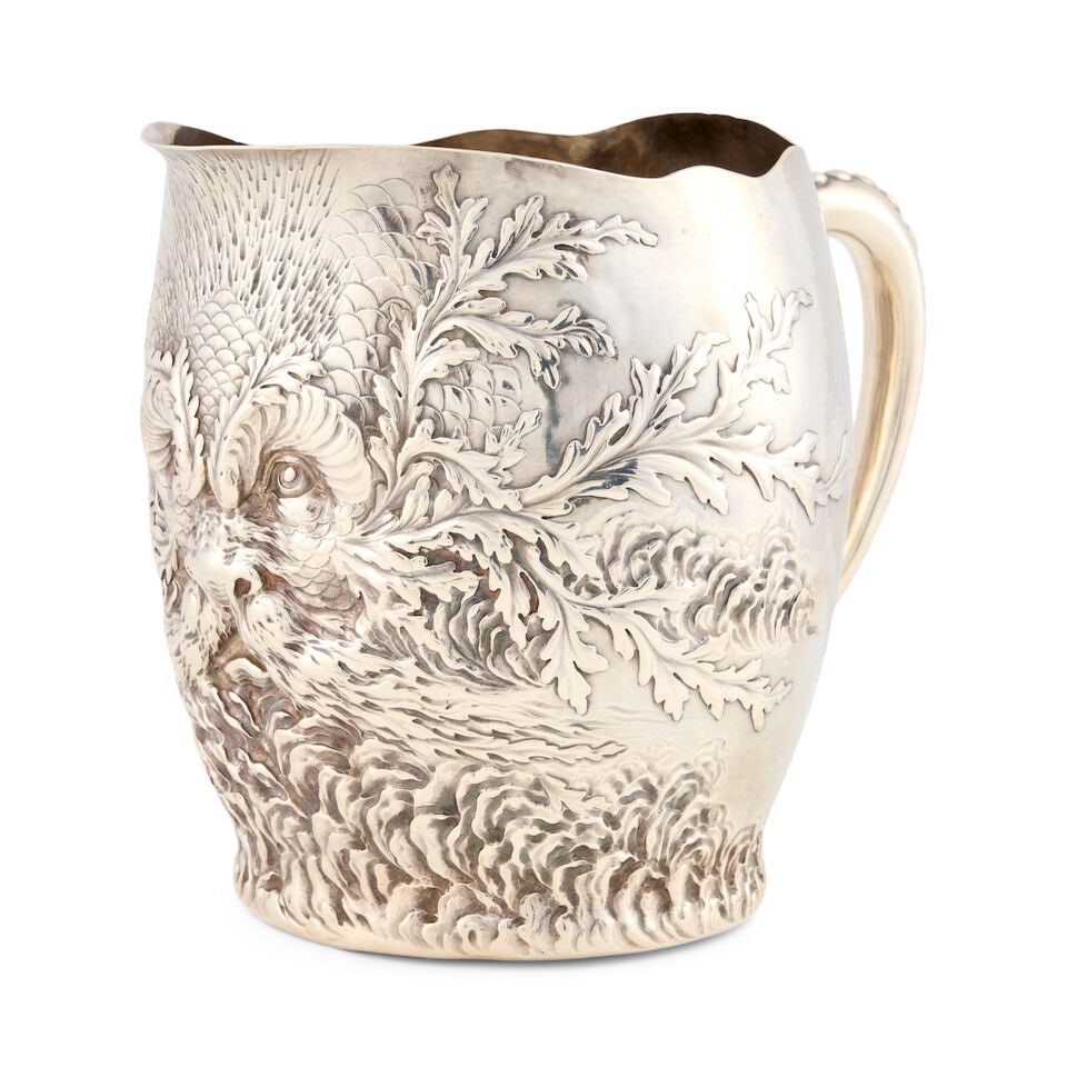 Gorham Sterling Silver Pitcher, - 4