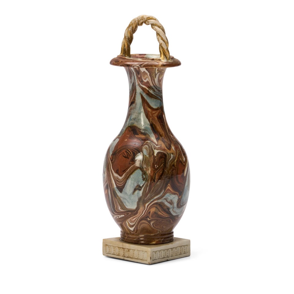Wedgwood & Bentley Surface Agate Vase, England c. 1770, - 2