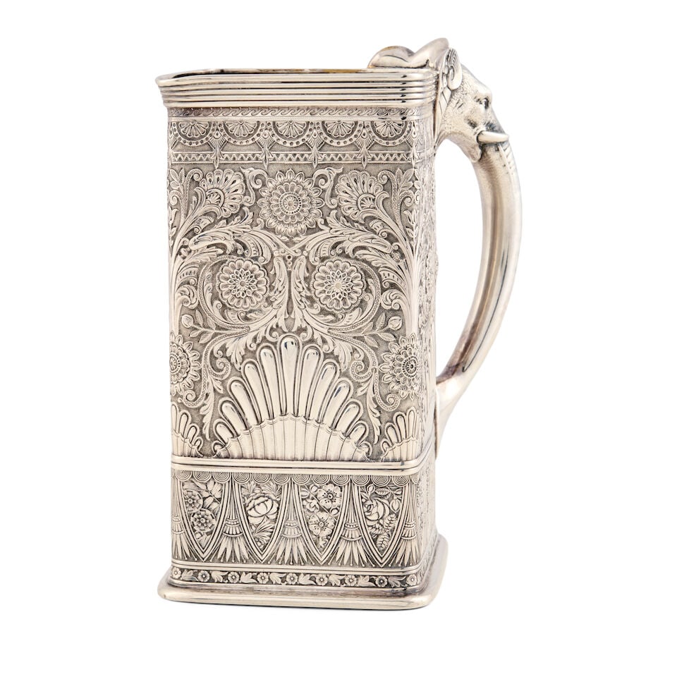 Gorham Sterling Silver Pitcher, - 3