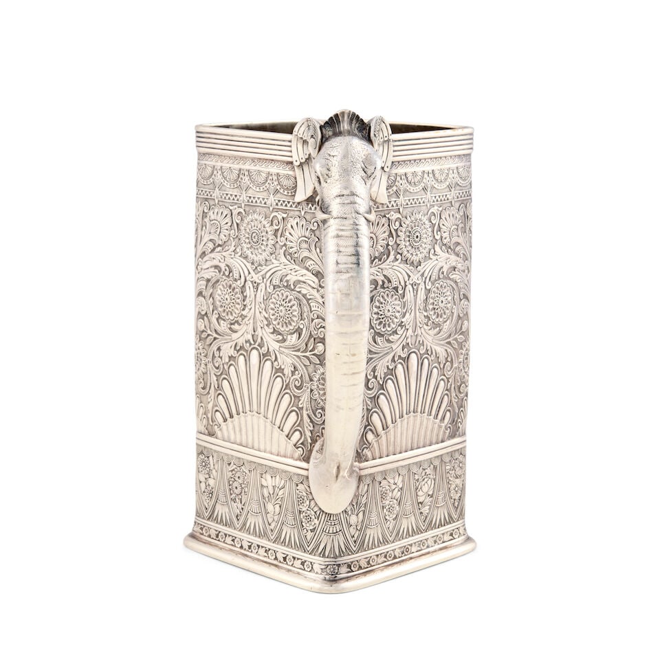 Gorham Sterling Silver Pitcher, - 5