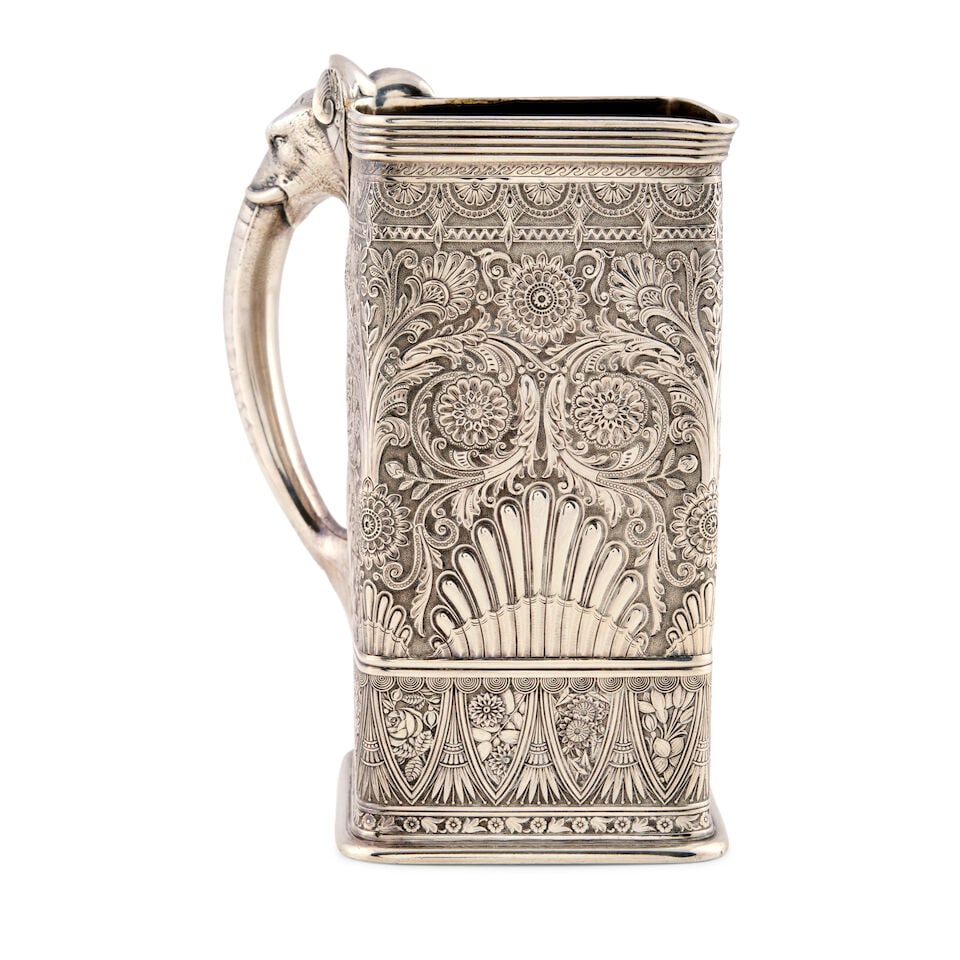 Gorham Sterling Silver Pitcher, - 6