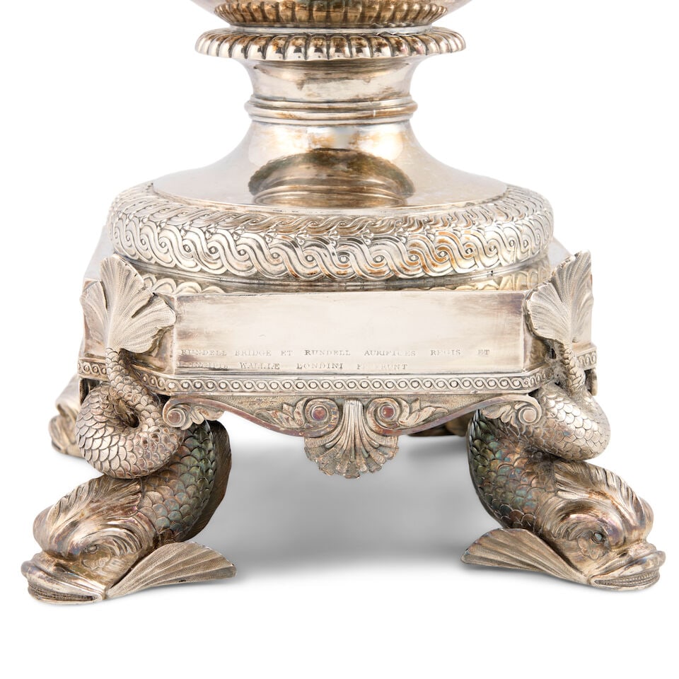 George III Sterling Silver Tea Urn, - 2