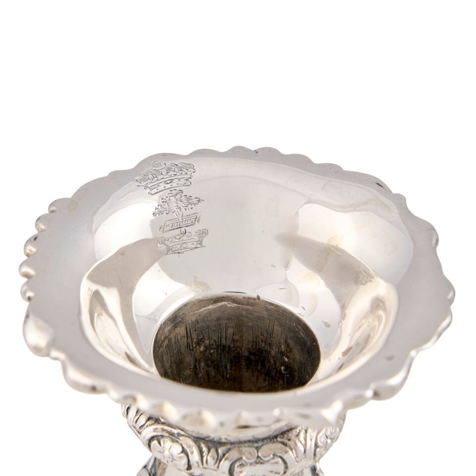 Four George III Sterling Silver Candlesticks, - 2