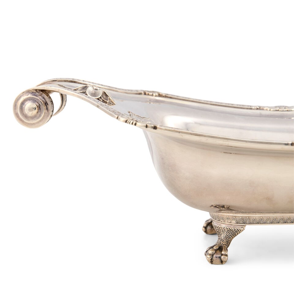 J.B. Jones & Co. Coin Silver Center Bowl, - 2