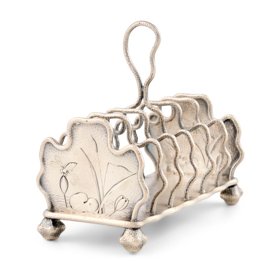 Howard & Co. Sterling Silver Toast Rack, (1 of 3)