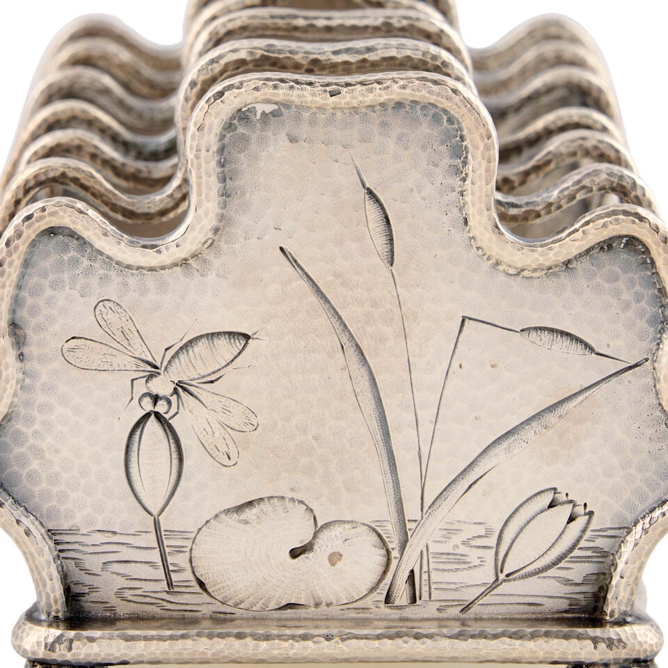 Howard & Co. Sterling Silver Toast Rack, - 2
