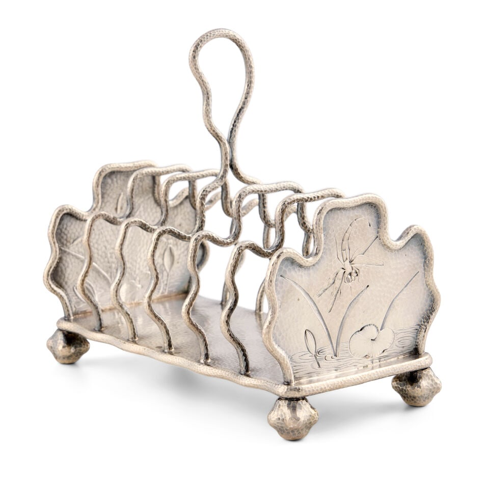 Howard & Co. Sterling Silver Toast Rack, - 3