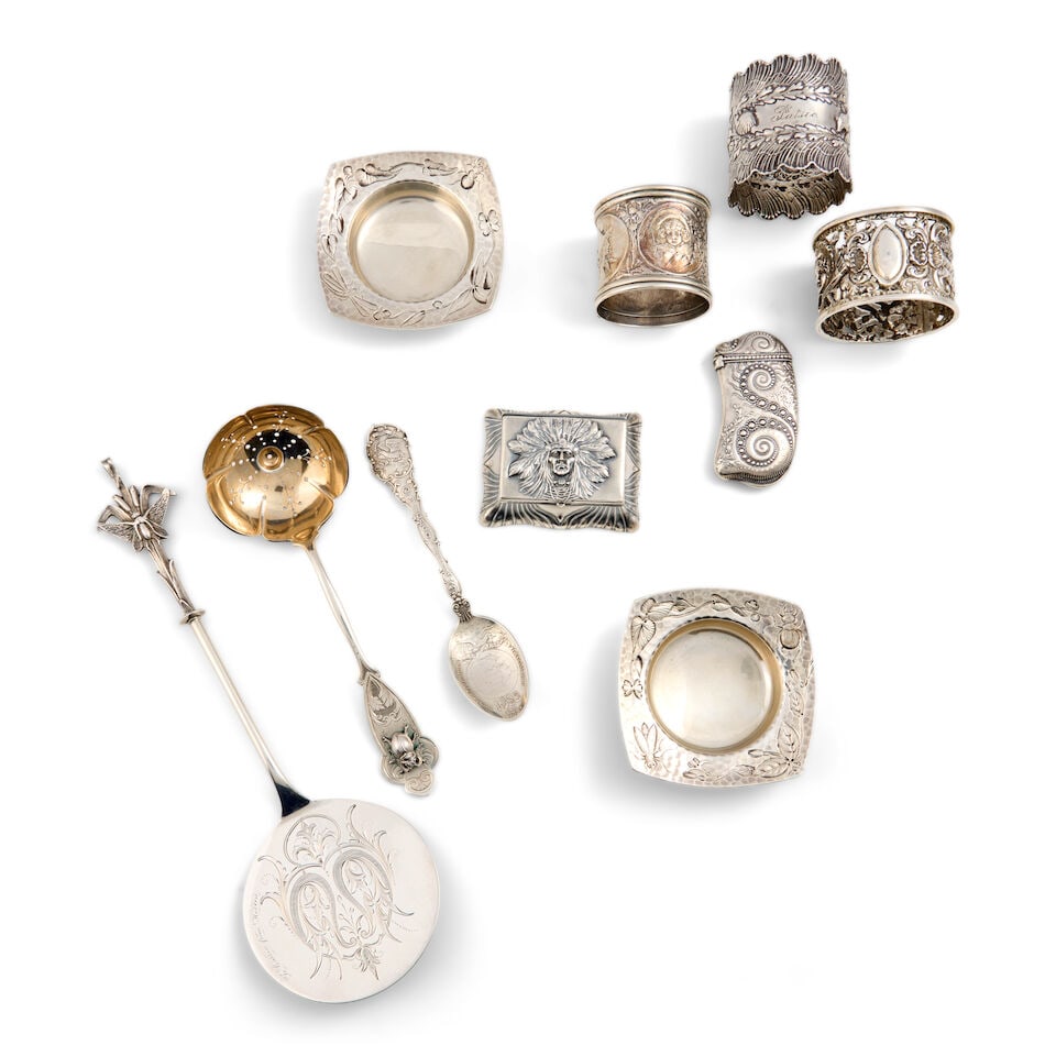 Group of Silver Tableware, (1 of 1)
