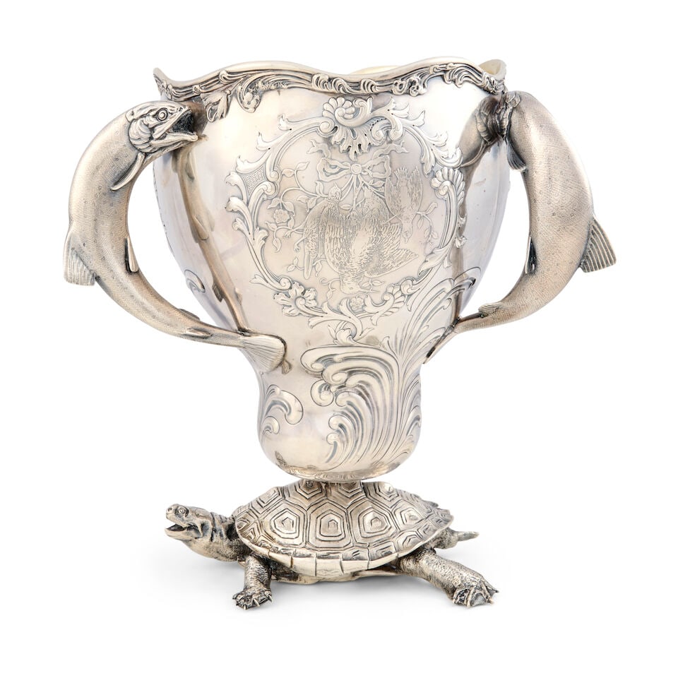Dominick & Haff Sterling Silver Presentation Loving Cup, - 2