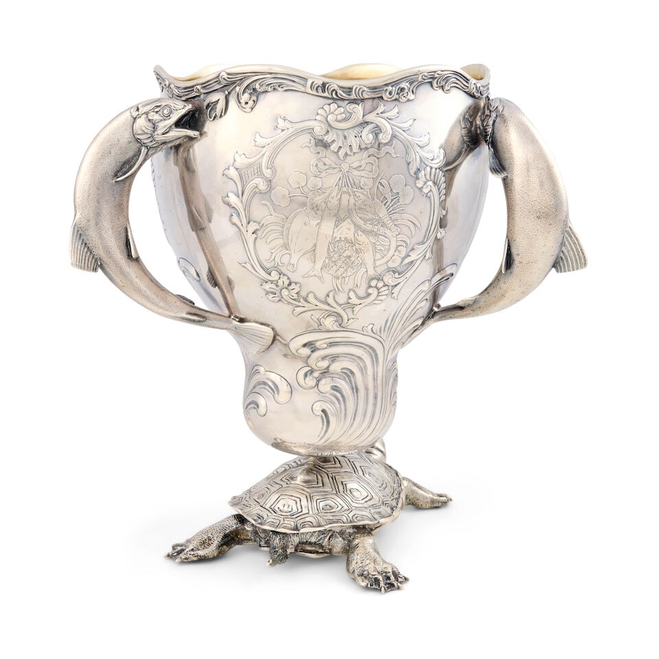 Dominick & Haff Sterling Silver Presentation Loving Cup, - 3