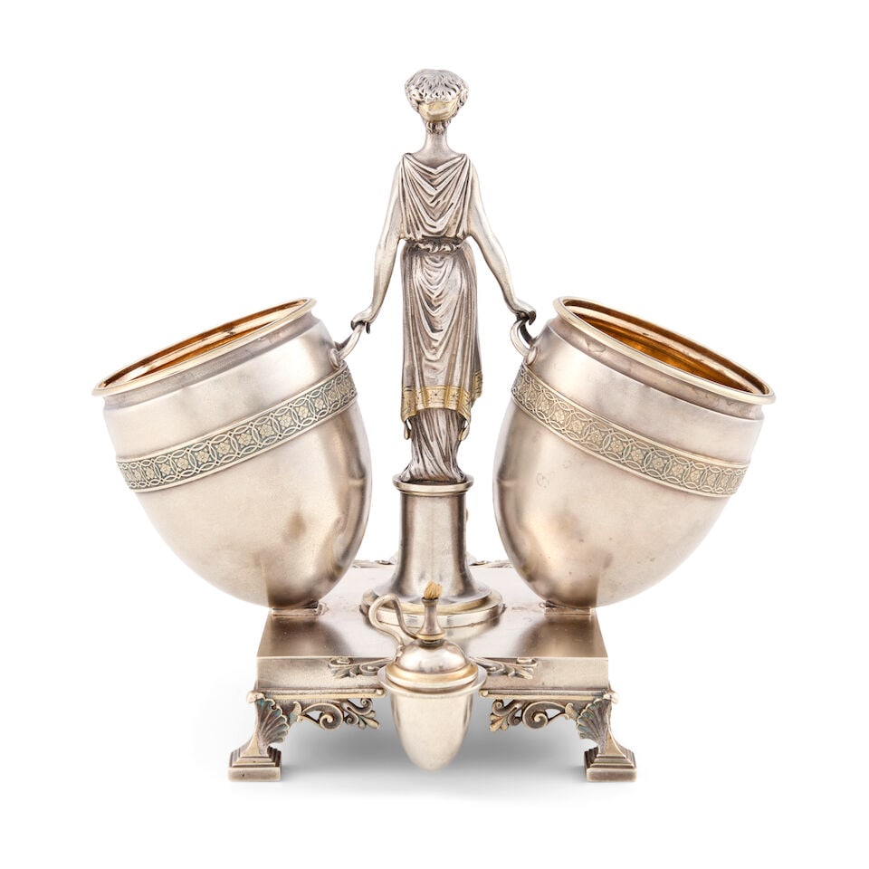 Tiffany & Co. Sterling Silver Cigar Stand, - 2