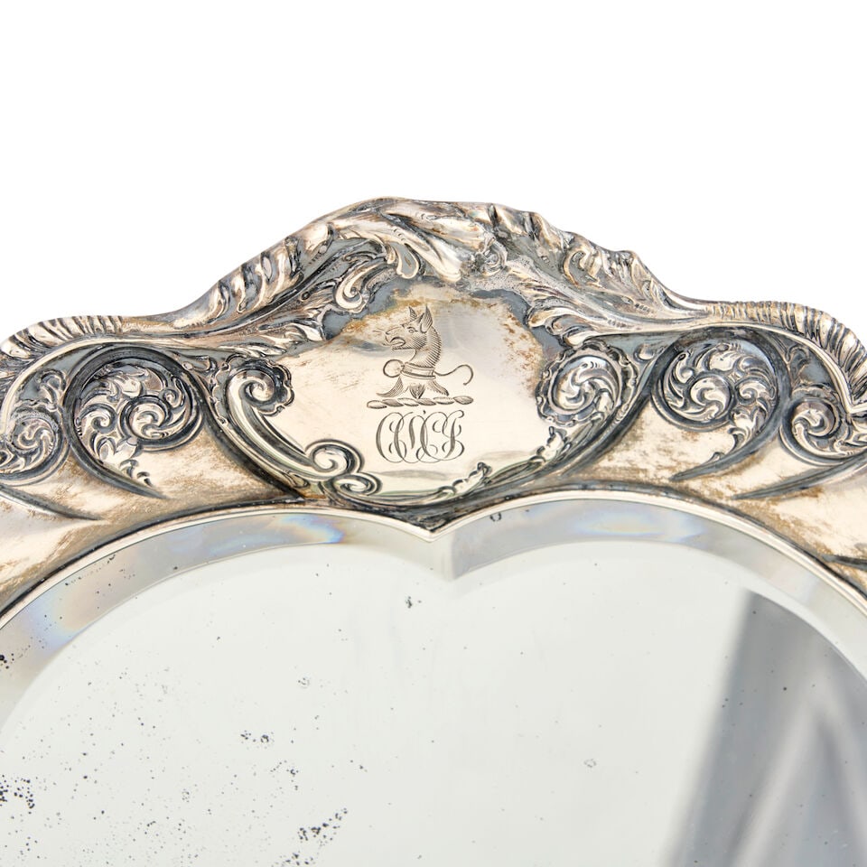 Howard & Co. Sterling Silver Mirror Frame, - 3
