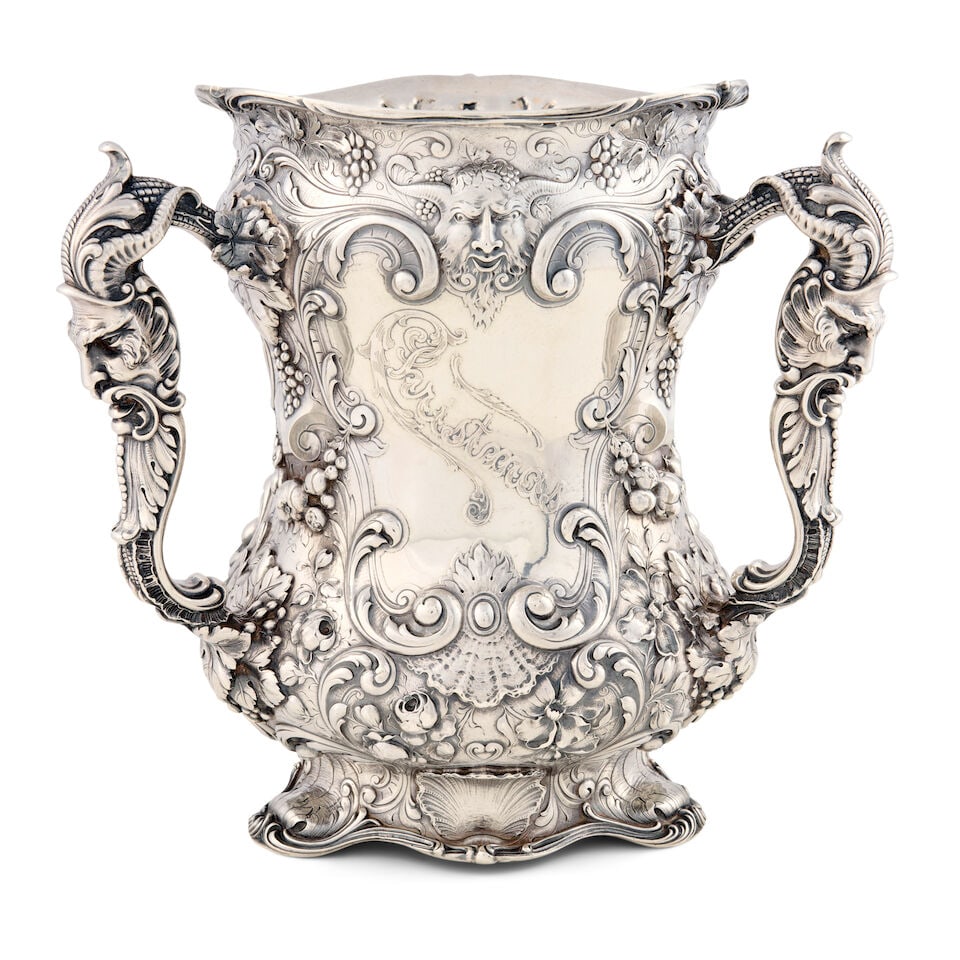 Gorham Sterling Silver Loving Cup, - 3