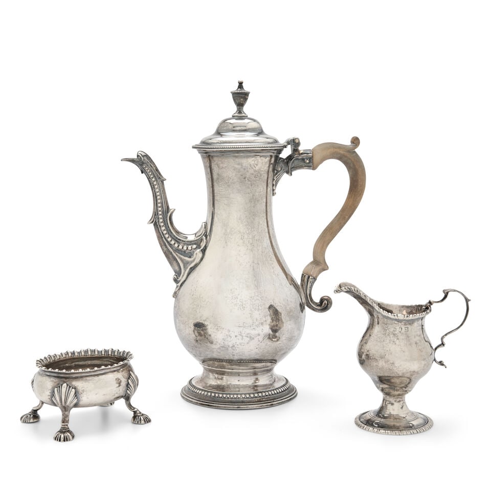 Three Pieces of George III Silver, - 2