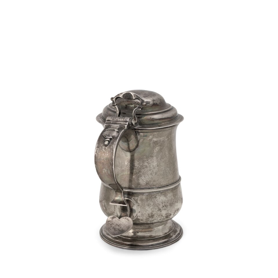 A Late George II Sterling Silver Tankard, - 2