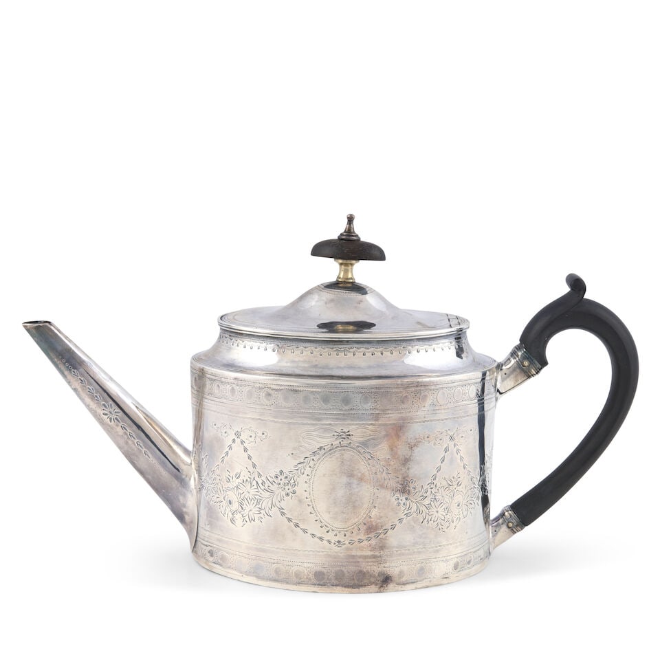George III Sterling Silver Teapot, (1 of 2)