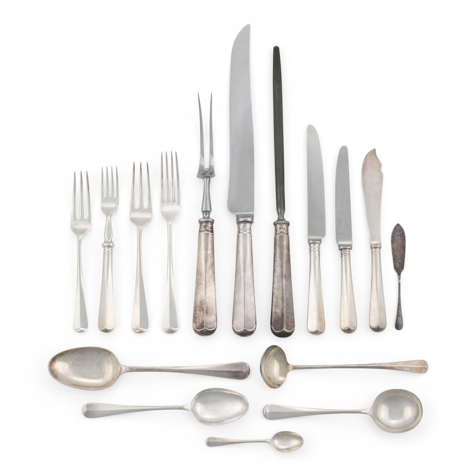 An Assembled Garrard & Co. Sterling Silver Flatware Service, (1 of 2)