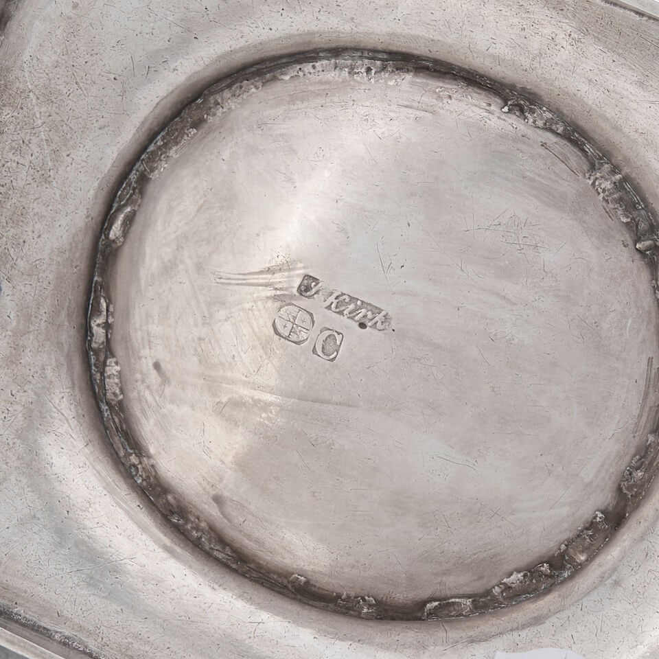 S. Kirk 11oz Silver Teapot, - 3