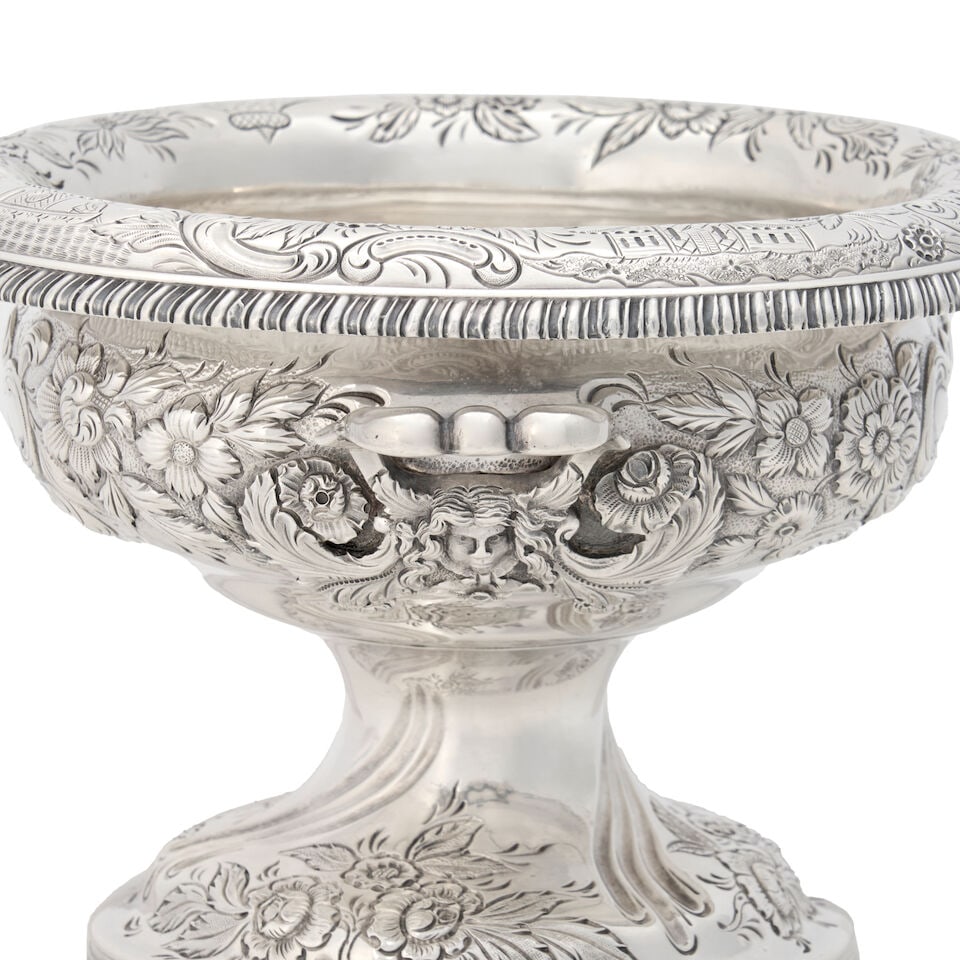 S. Kirk 11oz Silver Pedestal Bowl, - 2